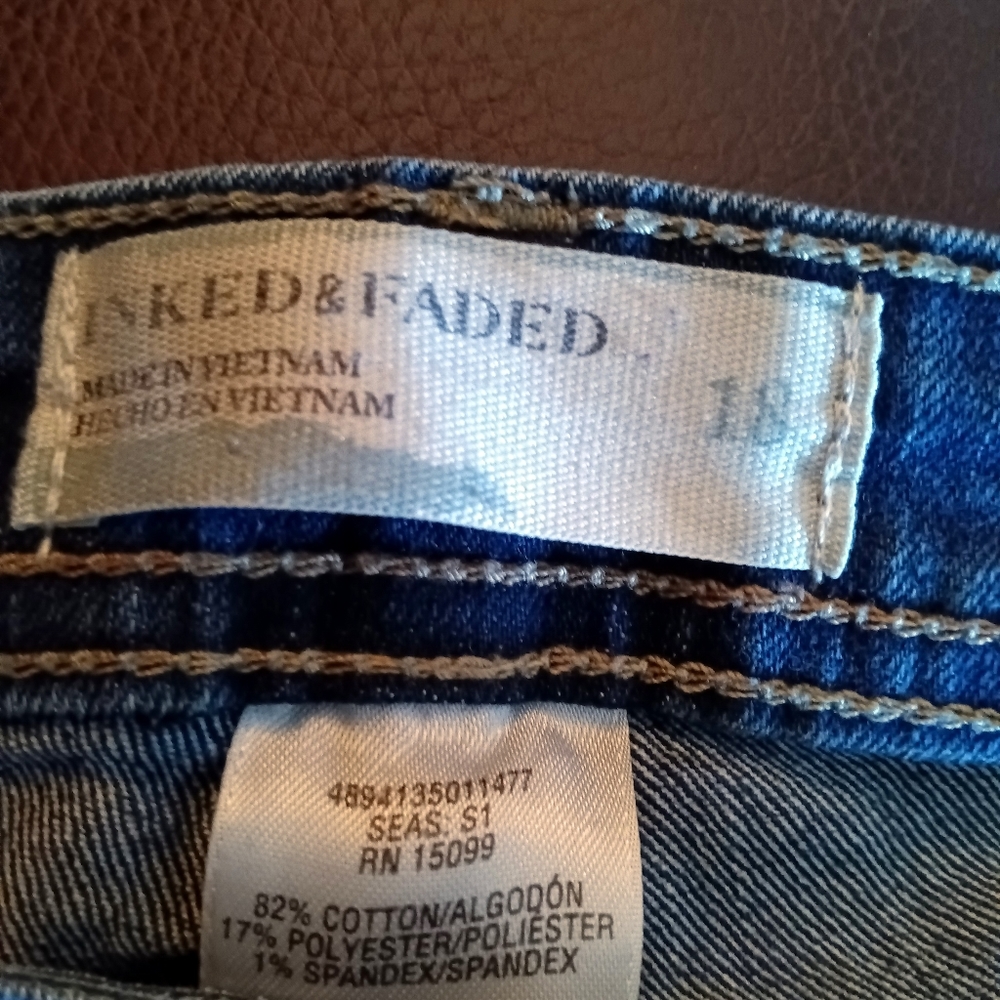 Inked and Faded Jeans - Picture 3 of 7